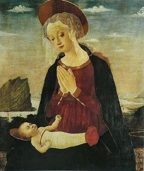 Alesso Baldovinetti Virgin and Child Sweden oil painting art